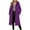 Purple, variant on Wool Blend Long Coat Women Single Breasted Winter Jacket Trench Coat with Hood Pocketed Woolen Hooded Overcoat (XL, Purple)