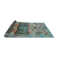 thumbnail image 2 of Ahgly Company Indoor Round Animal Light Blue Traditional Area Rugs, 6' Round, 2 of 4