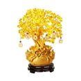 thumbnail image 4 of Árbol del dinero de Año Nuevo, bonsái, decoración de mesa, Feng Shui, suerte para el Año Nuevo Áurea 19cmx25cm, 4 of 9