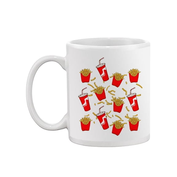 French Fries And Soft Drinks Mug Unisex's -Image by Shutterstock