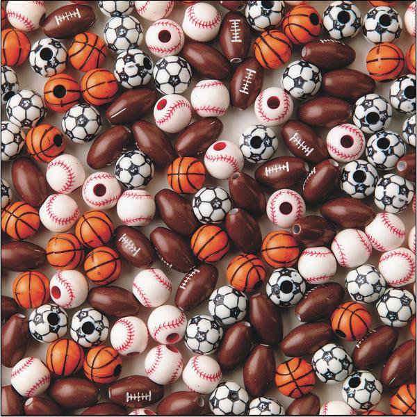 Sport Bead Assortment Pk600
