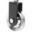 thumbnail image 3 of Cable de gimnasio de rueda de Polea con cojinete de carga de metal universal Plata, 3 of 7