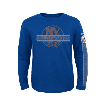 Reebok NHL Youth New York Islanders Line Up Long Sleeve Tee