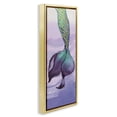 thumbnail image 4 of Stupell Industries Glam Accent Mermaid Tail Fairy Tales & Fantasy Painting Gold Floater Framed Art Print Wall Art, 11 x 25, 4 of 10