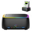 thumbnail image 3 of 22TB HDD SSD Docking Station - One-Key Offline Cloning RGB Light USB Hub TF/SD Card Reader, 3 of 8