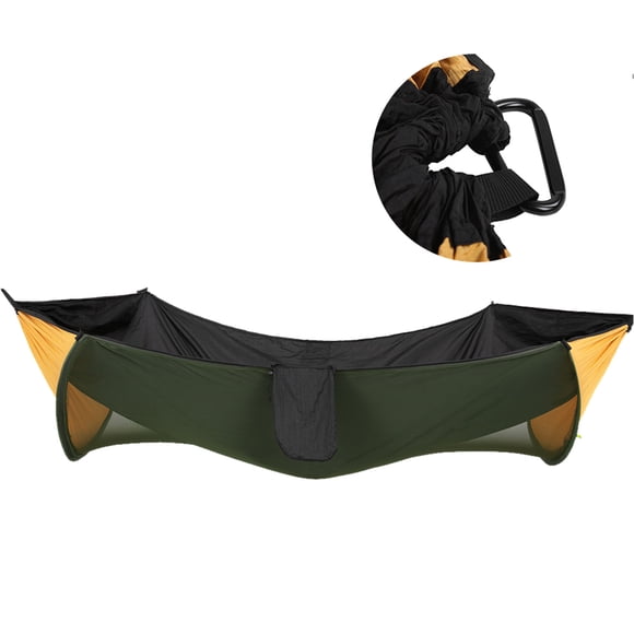 Hamaca para acampar, mosquitera automática de apertura rápida, hamaca automática, mosquitera, columpio multifuncional Jadeshay A