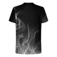thumbnail image 4 of KIHOUT Men's Cotton Blend Short Sleeve Crew Neck Tees, Full Graphic Printed T-shirt Athletic Workout Gym T-shirts for Men, Moisture Wicking, 4 of 5