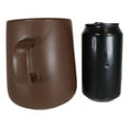 thumbnail image 6 of Brown Porcelain Coffee Maker Carafe Pot With Pour Over Dripper Filter Cup Set, 6 of 10