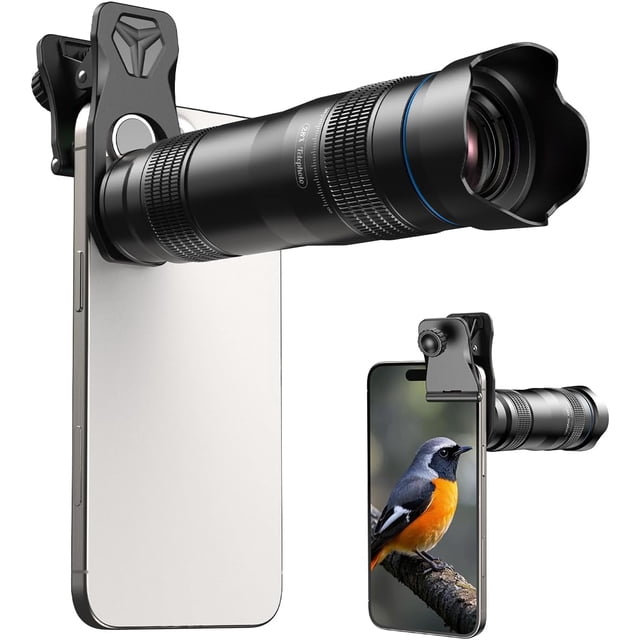 Lente teleobjetivo MIAO LAB 28X HD con clip universal