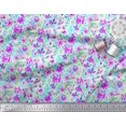 thumbnail image 2 of Soimoi Polyester Crepe Fabric Flower Watercolor Printed Craft Fabric by The Yard 52 Inch Wide, 2 of 3