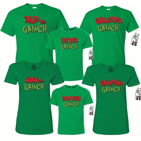 Grinch Family Christmas Shirts Brother Sister Mom Dad ...