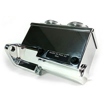 Baer Brakes 6801268RP ReMaster 2-Bolt GM/Ford Master Cyl Assembly, Polished, 1-1/8in bore, Right port.