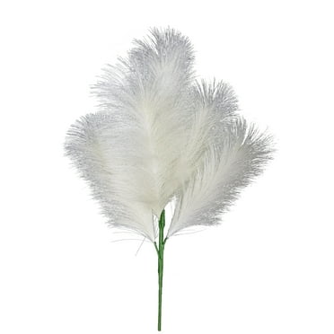 Mainstays 22.5 inch Indoor Artificial Pampas Grass Bush, Cream Color, Polyester