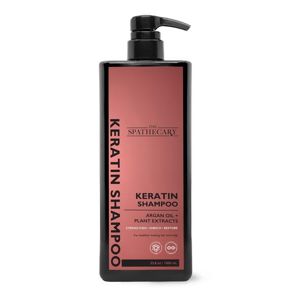 The Spathecary Keratin Shampoo with Argan Oil Plant Extracts 33.8 oz