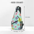 thumbnail image 3 of ZICANCN Crossbody Sling Bags for Women Men,Daisy Floral Pattern Casual Shoulder Backpacks for Hiking Daypacks, 3 of 9