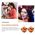 thumbnail image 2 of BRIGHTFUFU 2Pcs Bat Acrylic Earring Orange  Festival Ear Accessory for Parties, 2 of 6