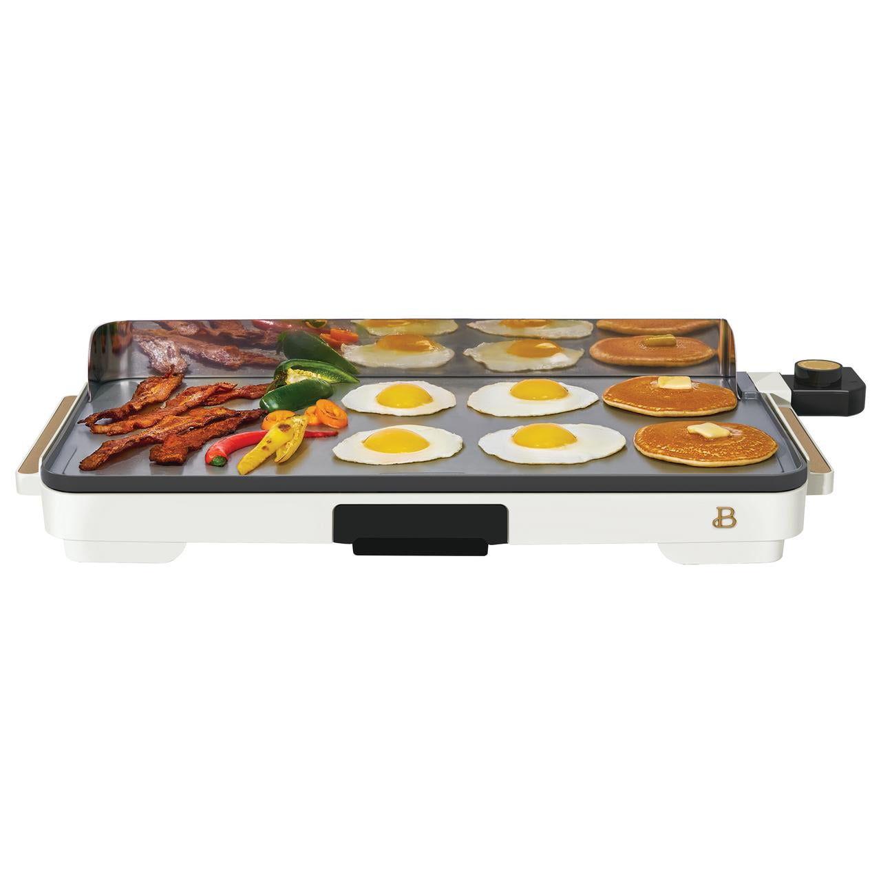 Beautiful Griddle 12x22 with backsplash, White Icing