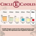thumbnail image 3 of Circle E Candles, Lime Margarita Scent, Small Size Jar Candle, 8oz, 1 Wick, 3 of 8