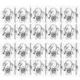 thumbnail image 2 of DIYOT Toggle Buckle,20Pcs OT Toggle Buckle OT Buckle Closure Findings OT Buckle Connectors Next-Gen Design, 2 of 9