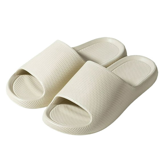 Guttear Quick Drying Shower Slippers for Women Men, Non Slip Lightweight Open-toe Travel-friendly Breathable Shoes Slide Slippers for Bathroom,Indoor,Outdoor