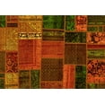 thumbnail image 1 of Ahgly Company Indoor Rectangle Oriental Yellow Modern Area Rugs, 2' x 3', 1 of 4