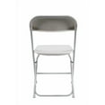 thumbnail image 5 of White Folding Chair (Steel-Poly Chair) Samson Series Heavy Duty | 2 Year Warranty by Chivari (10-Pack), 5 of 9