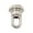 Nickel Plated, variant on B&P Lamp® Solid Cast Brass Screw Collar Loop For 1-1/16 Inch Center Hole Canopies, 1/4IP, Unfinished Brass