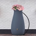 thumbnail image 6 of Algreen Products Cascata 65 gal Brown Roto Molded Plastic Rain Barrel, Double Walled Design, 6 of 6