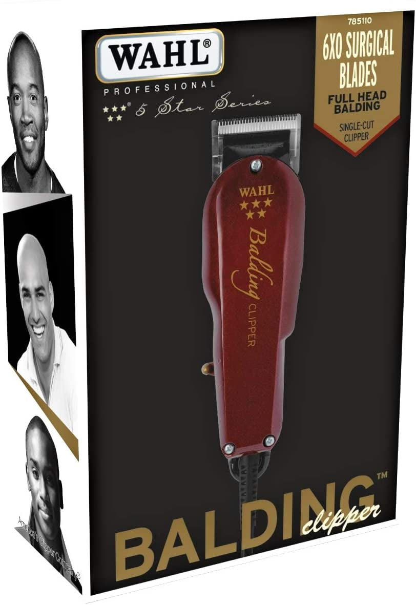 Wahl Professional 5 Star Balding Hair Clipper with Cutting Guides