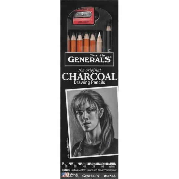 General Pencil  General-s the Original Charcoal Pencils Drawing Set