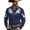 Navy, variant on Mens Shirts Long Sleeve Denim Western Style Button Comfort Modern Mens Summer Tops,Black,M