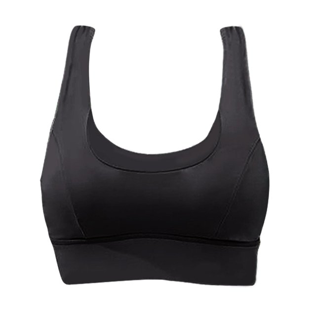 Crop Top Chaleco Bra Shape Wear Jogging Running Ejercicio Negro M Sujetadores deportivos para mujer High Import