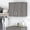Platinum Gray, variant on Pemberly Row Wall Cabinet with Doors and Shelves in Storm Gray - Engineered Wood