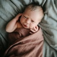 thumbnail image 3 of mushie Muslin Baby Swaddle Blanket | 100% Organic Cotton (Cedar), 3 of 5
