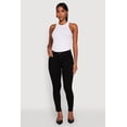 thumbnail image 2 of Womens WAX Solid High Waisted Skinny Jeans, 2 of 5