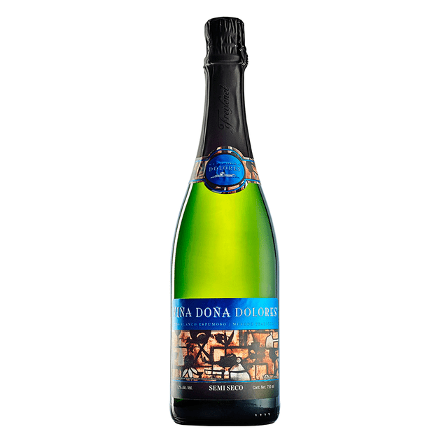 Vino Espumoso Vid Mexicana Sala Vive Doña Dolores Semi Seco 750 ml