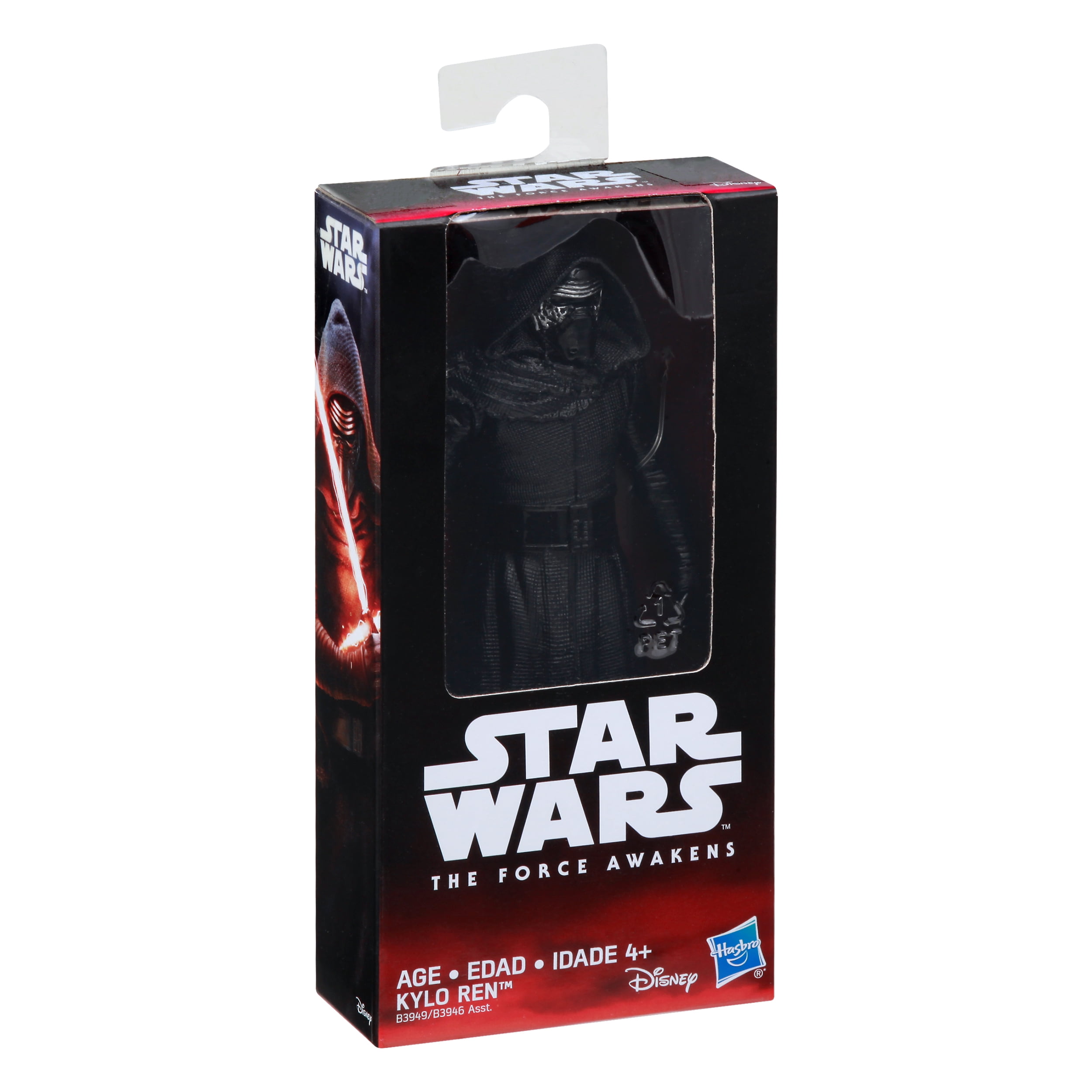 Disney Star Wars The Force Awakens First Order 4" Inch Kylo Ren Figure Hasbro 
