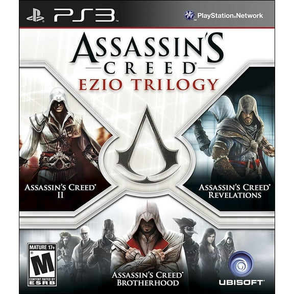 Restored Assassins Creed Ezio Trilogy- PS3 Playstation 3 (Refurbished)