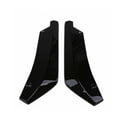 thumbnail image 4 of Lip Rubber Body Sticker Fin Splitter Spoiler Black Carbon Fiber Set Universal Auto Front Bumper, 4 of 6