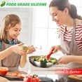 thumbnail image 2 of Juego de mini espátulas de silicona para servir Brownie flexible, antiadherente, resistente al calor, espátulas de cocina para huevos, crepé, filete, pizza, utensilios de cocina (rojo,, 2 of 5
