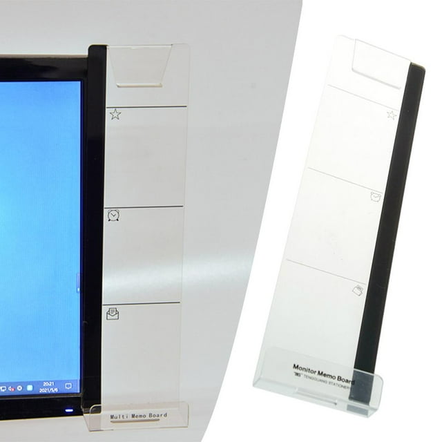Tablero de notas para monitor Yotijar organizador de escritorio para notas adhesivas