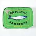 thumbnail image 2 of Fiudx Bolsa de Sardinas, Elegante Estuche para Cosméticos Bordado, Espacioso Necceser de Viaje, Elegante Estuche para Maquillaje con Estampado de Peces, Ideal para Uso Diario, Ideal Como Regalo, Mate, 2 of 2