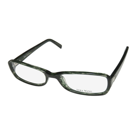 NEW VERA WANG V174 WOMENS/LADIES DESIGNER FULL-RIM GREEN AUTHENTIC CONTEMPORARY AFFORDABLE HIP FRAME DEMO LENSES 49-16-130 EYEGLASSES/EYEGLASS FRAME