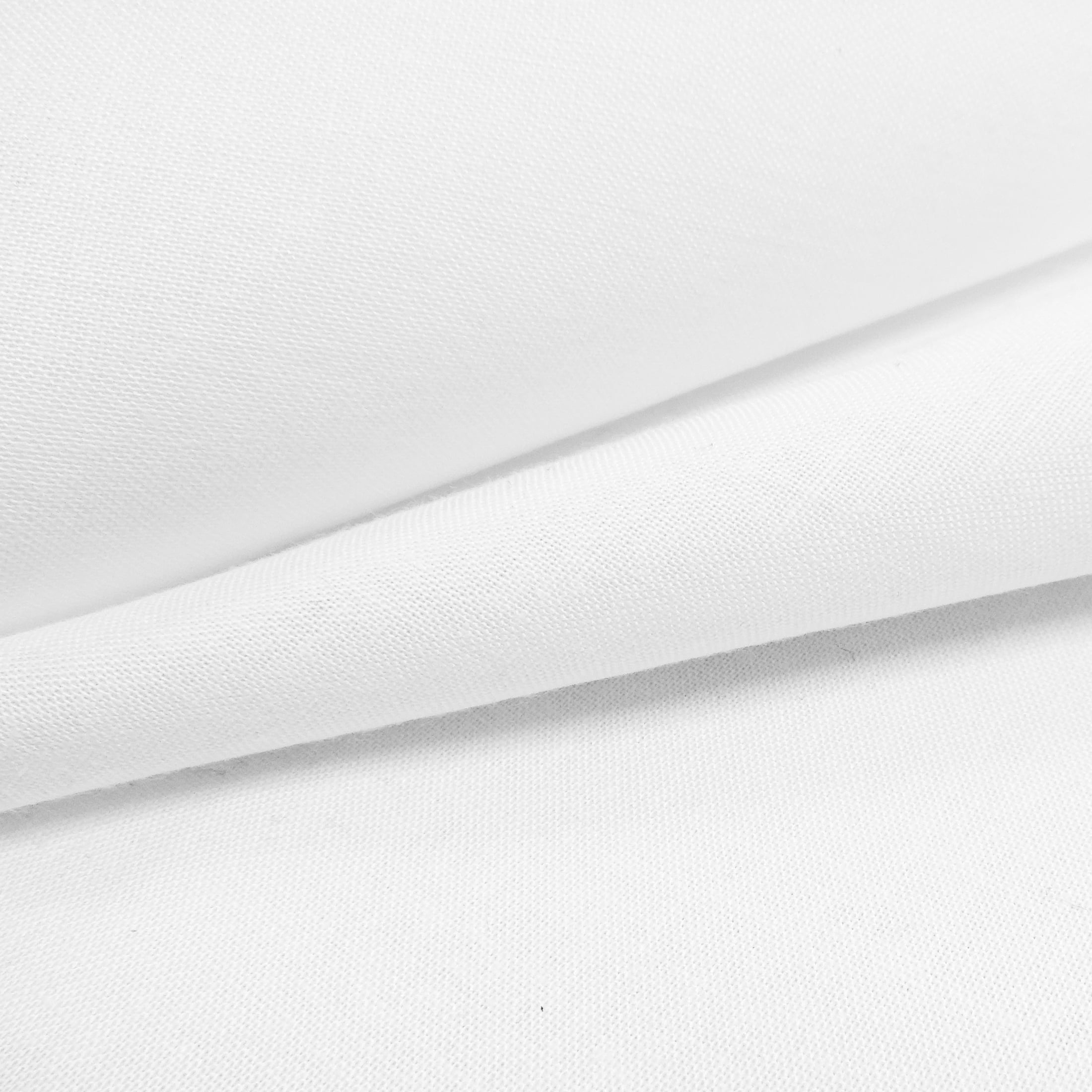 Boutique Marketing LLC 58” Width White 100% Cotton Fabric | Sold by The Yard | Solid Sewing Clothing Face Mask Crafting | White Fabric