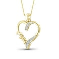 thumbnail image 2 of JewelersClub Accent White Diamond 14K Gold Over Silver Mother Heart Pendant, 2 of 5