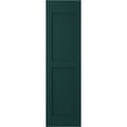 thumbnail image 6 of Ekena Millwork 15"W x 52"H Americraft Two Equal Raised Panel Exterior Real Wood Shutters (Per Pair), Thermal Green, 6 of 10