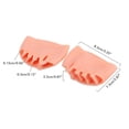 thumbnail image 4 of Jumpingount Silicone Toe Separator Forefoot Pad Waterproof Wear-resistant Care Cushion Corrector Foot Correcting Toe Anti-skidding Toes Cuidado de los pies No. 4, 4 of 6