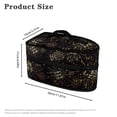 thumbnail image 6 of HELLHERO Handheld Steamer Iron Storage Bag New Year Fireworks Pattern Lightweight Organizer Garment Carrying Case for Travel Steam Iron, Case Only, 6 of 6