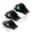 black, variant on Hair Clipper Guard Set 3-Piece Professional Attachment Comb Kit for Length Control Fits Most Standard Trimmers