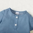 thumbnail image 5 of Sngxgn Baby Bodysuit for Boys Boys Long Sleeve Sleepers(Blue,3), 5 of 8